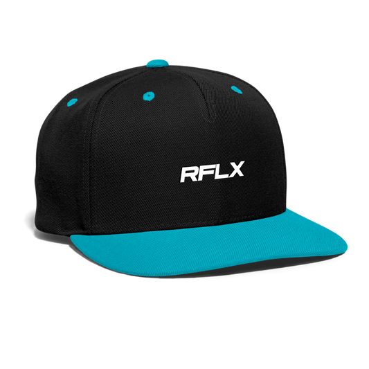 RFLX Snapback Cap - black/teal